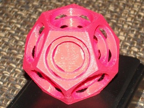 tornitori dodecaedro sculture poligono rhino 3d print model - Mito3D