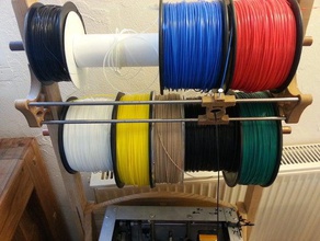 filament guide 3d de l'imprimante accessoires solidoodle bois 3d print model - Mito3D