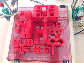 printrplate printrbot full build tray steroids 3d printer parts plate vitamin 3d print model - Mito3D