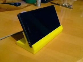 sony xperia z1 c9603 dock di ricarica mobile telefono 3d print model - Mito3D