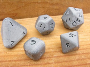 rounded platonic dice die openscad 3d print model - Mito3D