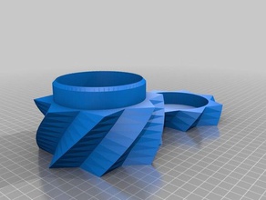 short twisted star box containers customized 3d print model - Mito3D