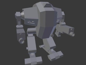 costume de bataille version1 jouet jeu accessoires 28mm mech warrior miniature le robot sci fi gratuite dessus table wargame warmachine 3d print model - Mito3D