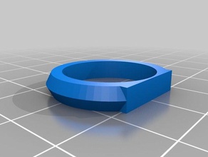 élégante bague-une-chose les anneaux bijoux modulaire 3d print model - Mito3D