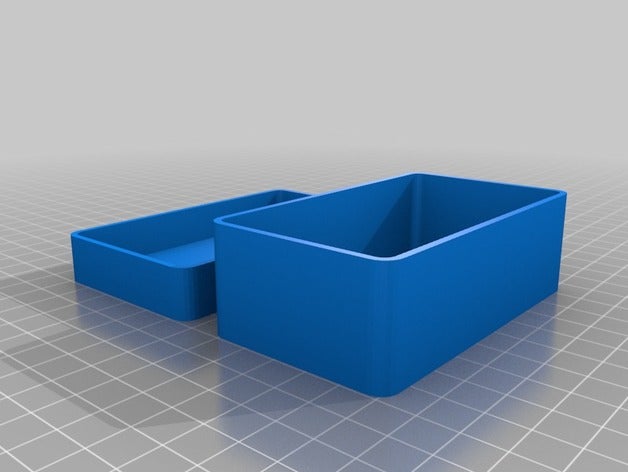 caixa de 95x55mmx30height recipientes personalizado 3D print model - Mito3D