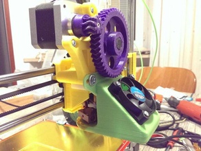 fan duct 50mm budas nozzle greg wade extruder 3d printer accessories 3d print model - Mito3D