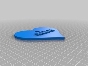 collier am&eacutelie llaveros personalizado 3d print model - Mito3D