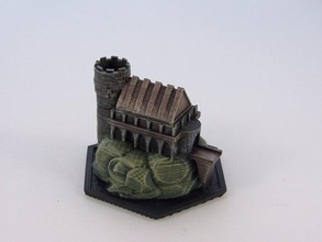 keep games board game building castle dungeon fantasy medieval miniature model pocket-tactics rpg strategy 3d print model - Mito3D