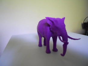 elephant animals 3d print model - Mito3D