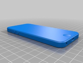 iphone5 maqueta móvil 3d inútil 3d print model - Mito3D