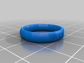 ring sb &lt3 cl rings customized 3d print model - Mito3D