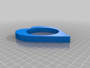 bracciale con cuore bracciali cuori 3d print model - Mito3D