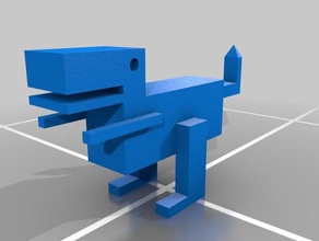 robot dino les animaux 3d print model - Mito3D