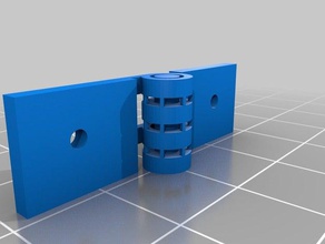 3 mm dobradiças partes personalizado 3d print model - Mito3D