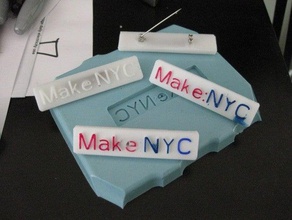 makenyc badge other 3d casting molding 3d print model - Mito3D