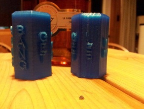 rediculous shot glass containers 3d print model - Mito3D