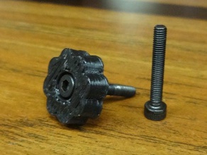 m3 thumb screw open-source optics engineering knob open source 3d print model - Mito3D