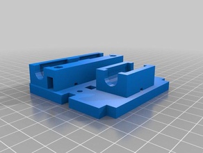 makerfarm x-carriage replacement 3d printer parts prusa 3d print model - Mito3D