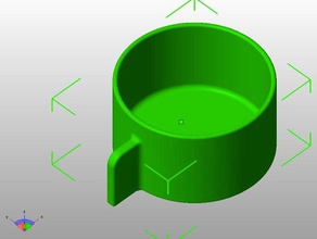 un tiers d'une tasse à mesurer cuisine manger 3d print model - Mito3D