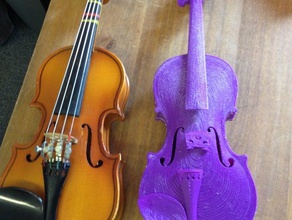 116 sized violin 3d printing 3d print model - Mito3D