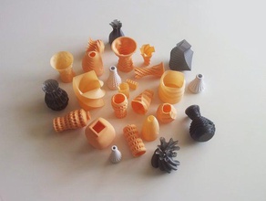 einfache Vasen andere dollhouse wargaming 3d print model - Mito3D