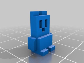 pixel bear animals 3d print model - Mito3D