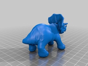 bebê triceratops brinquedos jogos 3d print model - Mito3D