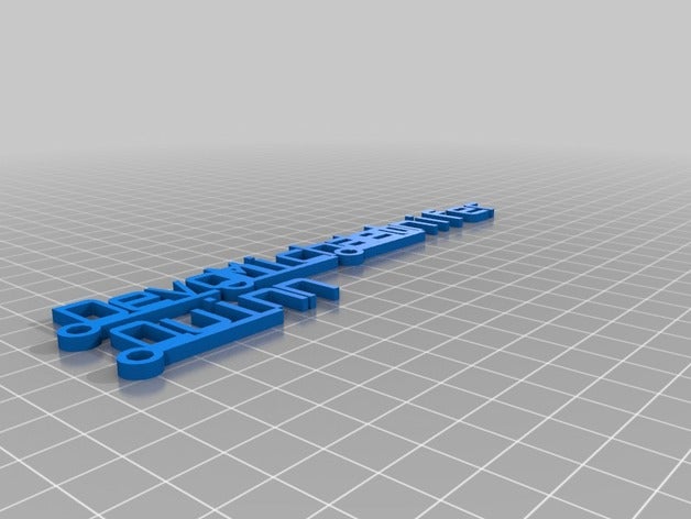 Schlüsselanhänger angepasst 3D print model - Mito3D