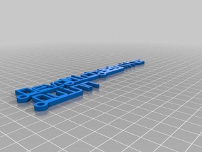 keychains customized 3d print model - Mito3D