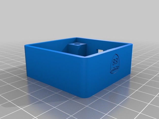 model 500 telephone adapter replacement parts 3d box openscad wallbox 3D print model - Mito3D