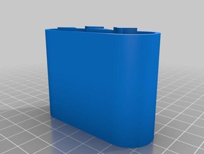 3x1 18650 loose battery case bottom containers customized 3d print model - Mito3D