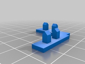 doble extrusor de la alineación cabeza del patrón 3d impresión pruebas 3d print model - Mito3D