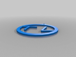 t l Anahtarlık 3d print model - Mito3D
