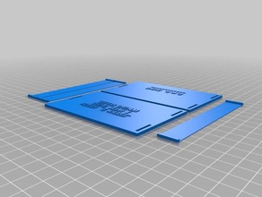 meine angepasste Magie walletv2 dualstrusion druckbaren Trägern Zubehör 3d print model - Mito3D