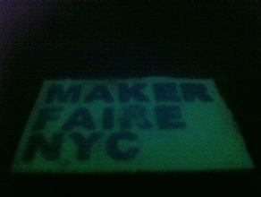 maker faire badge accessories 3d print model - Mito3D