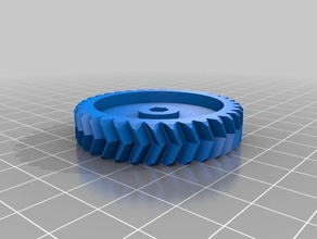 reprappro ormerod extrudeuse engrenages double hélice de l'épi 3d l'imprimante pièces 3d print model - Mito3D