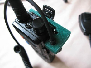 uv5r alto-falante microfone cabo de suporte apoio eletrônica 3d print model - Mito3D