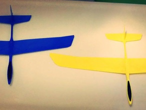nimbus yüksek performanslı planör oyuncaklar oyunlar uçak sinek uçan uçmak yükselen 3d print model - Mito3D
