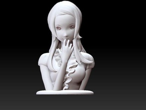 obasan heykeller büstü yüz kız baş kadın 3d print model - Mito3D