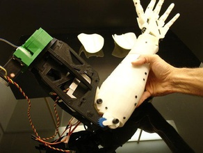 bicep robot inmoov robotics 3d print model - Mito3D