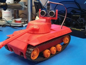 logitank gemacht logitraxx Fahrzeug-chassis-kit in der Robotik Roboter tamiya verfolgt Kettenfahrzeug 3d print model - Mito3D