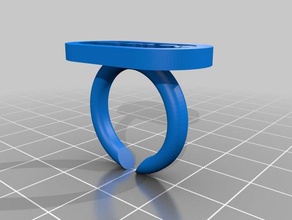 orla do anel anéis personalizado 3d print model - Mito3D