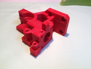 prusa i3 rework wade extrudeur 3d Drucker Extruder filament hexagon wade-extruder 3d print model - Mito3D