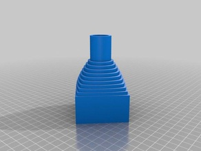 mi personalizados redondo cuadrado conector de reemplazo partes 3d print model - Mito3D