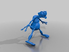in piedi creatura creature 3d print model - Mito3D
