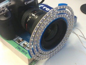 led de lumière d'anneau canon la caméra photographie macro makro photo ultimaker 3d print model - Mito3D