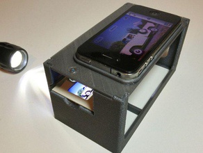 Diapositive da 35 mm copia stand smart phone mobile digitalizzare iphone 3d print model - Mito3D