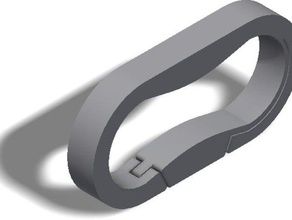 integrated gate carabiner accessories 3d print model - Mito3D