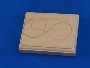 infinity heart signs logos robbinsvillehighschool 3d print model - Mito3D