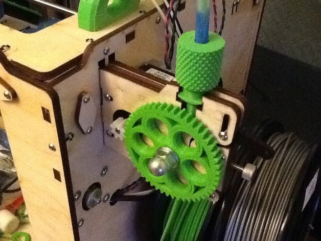 ultimaker extrusora de engranajes 3d la impresora partes 3D print model - Mito3D